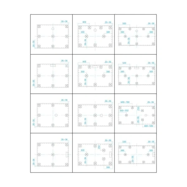 Душевой поддон RGW GWS-21 03150290 100х90 см прямоугольный, низкие до 15 см - фото 3