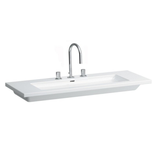 Раковина-столешница Laufen Living Square 8.1643.6, большая, прямоугольной формы, широкая - фото 5