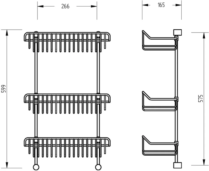 Решетка для ванной Migliore Complementi хром, классические, ретро - фото 2