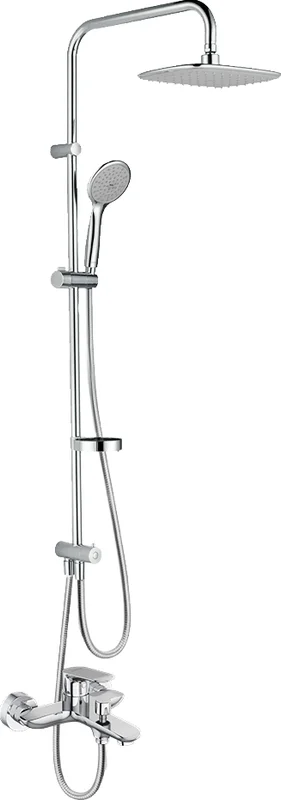 Душевая стойка Damixa Palace Grand с полочкой, хром - фото 3