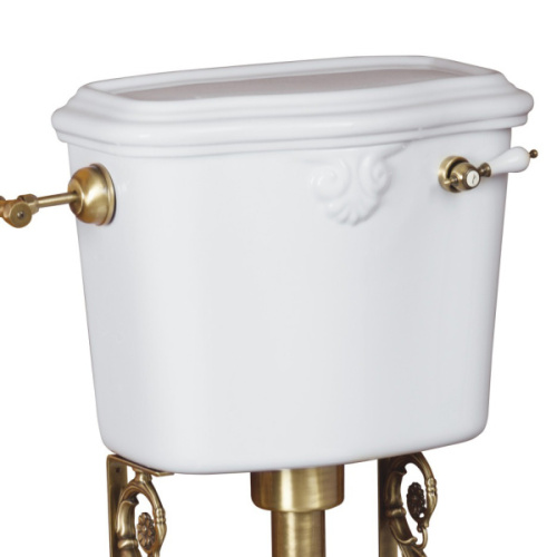 Унитаз напольный с высоким бачком Migliore Impero 20794 фурнитура хром - фото 3