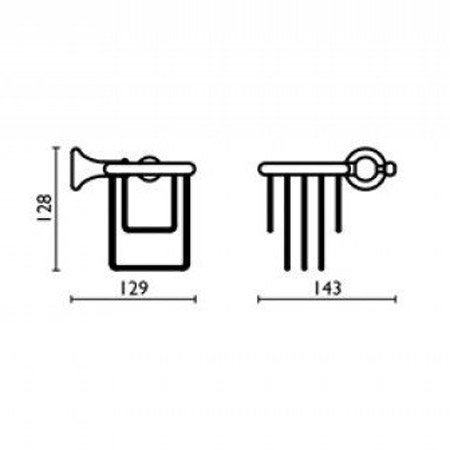 Держатель фена для ванной Bagno & Associati Regency RE 170 - фото 3