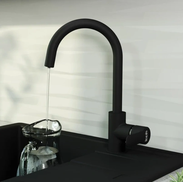 Смеситель для питьевой воды IDDIS Cuba черный, черные - фото 4