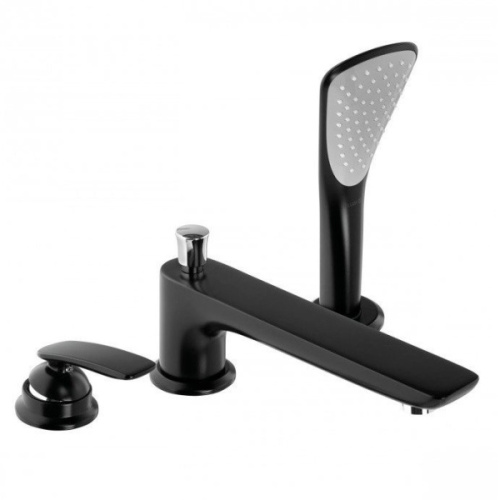 Смеситель для ванны Kludi Balance черный/хром - фото 2