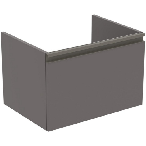 Тумба под раковину подвесная Ideal Standard Tesi 60 см серо-коричневый темный матовый - фото 1