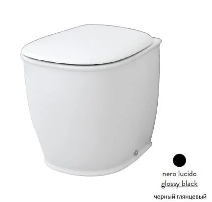 Унитаз, цвет чёрный, ArtCeram Azuley - фото 1