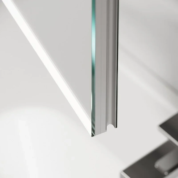 Зеркальный шкаф с подсветкой Sancos Evoke 80 см серый, в наличии index_1 - фото 10