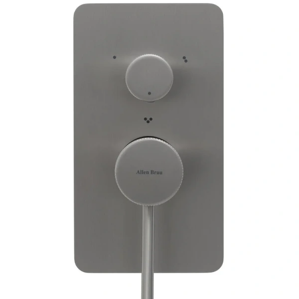 Смеситель Allen Brau Priority 5.31A11-BN для ванны и душа, на 3 потребителя, цвет никель брашированный - фото 3