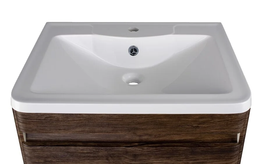 Тумба под раковину подвесная Style Line Атлантика 60 см старое дерево - фото 3