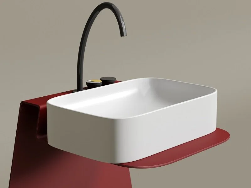 Раковина Ceramica Nova Element 60 см белая матовая, в форме чаши, прямоугольной формы - фото 5