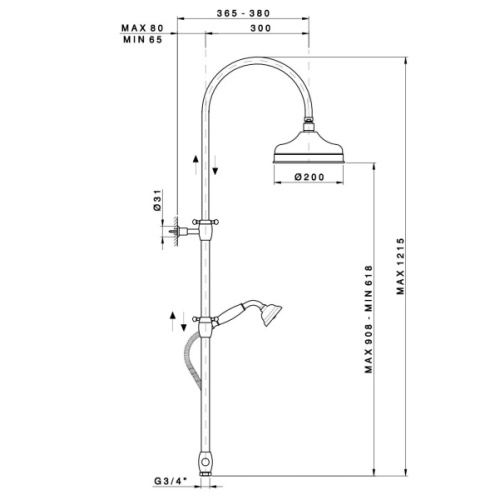 Душевая система Nicolazzi Doccia 5719WS - фото 3