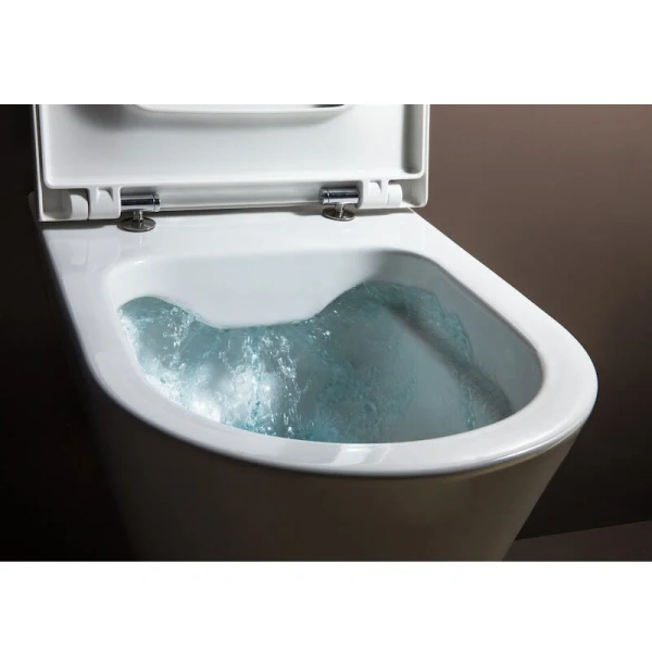 Унитаз подвесной Laufen Kartell безободковый, безободковые, с антивсплеском - фото 5