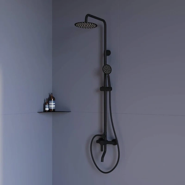 Душевая стойка RGW Shower Panels SP-24B черная - фото 1