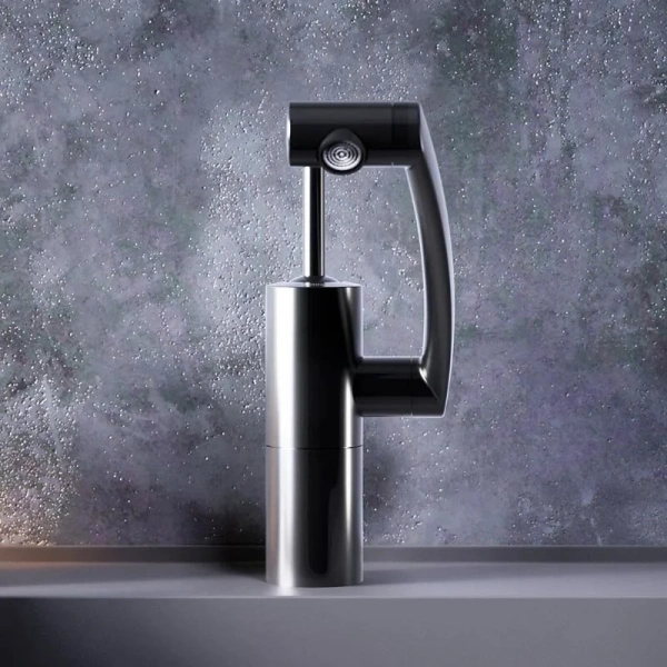 Смеситель для раковины Damixa Arc черный, современные, hi-tech - фото 3