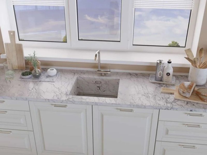 Мойка для кухни Omoikiri Kasen 53-INT-LG 53 см светлое золото, из нержавеющей стали, стальные, металлические - фото 3