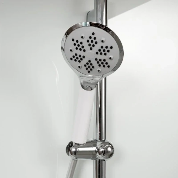 Душевая кабина Deto EM 100x100 см с освещением, со стеклянными задними стенками - фото 8