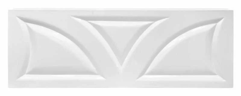 Фронтальная панель 1Marka Elegance 130 см белая - фото 1