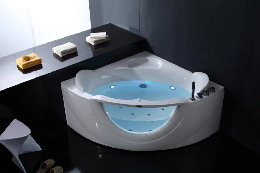 Ванна гидромассажная акриловая Orans BT-65103A, 140 х 140 см, угловые, приставные, встраиваемые - фото 6