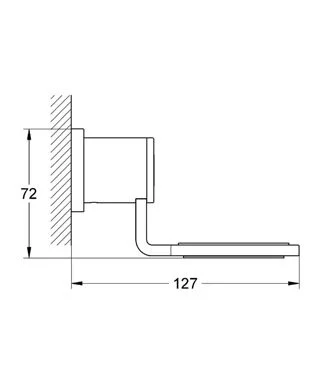 Держатель для мыльницы и стакана Grohe Allure  40278000, металлические - фото 2