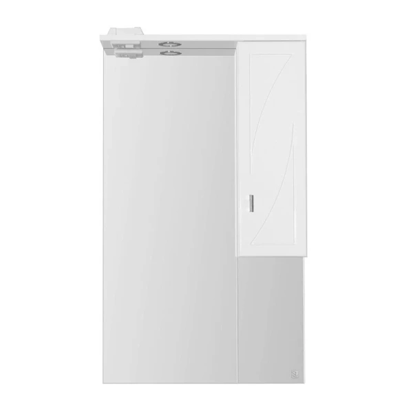 Зеркальный шкаф с подсветкой Style Line Лана 60 см белый, 60 см - фото 3