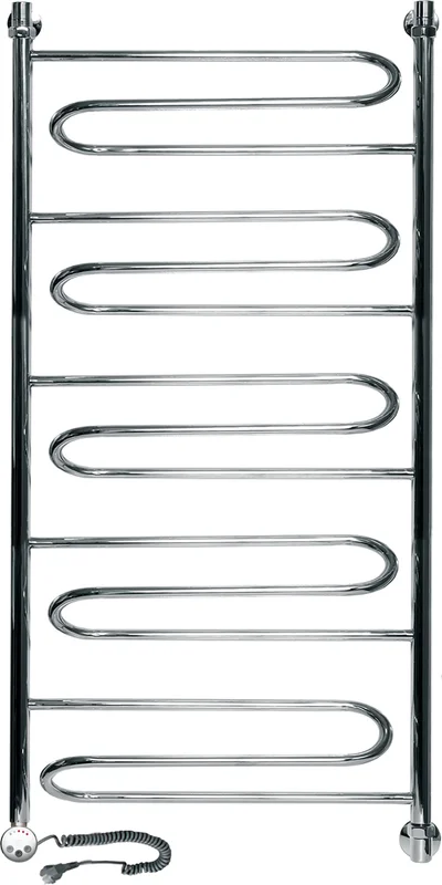 Полотенцесушитель электрический Ника Curve ЛЗ 120/60 см с терморегулятором - фото 1