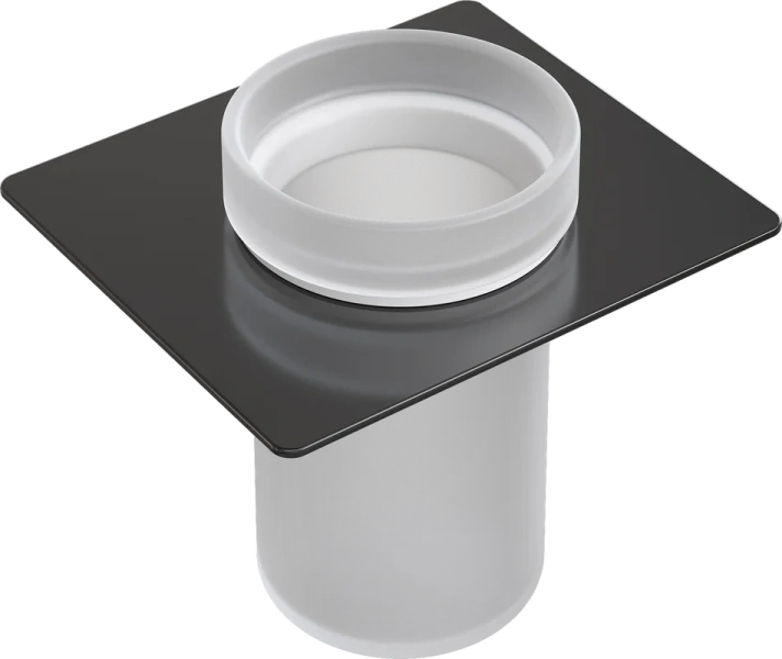 Стакан для ванной Boheme Space графит глянцевый - фото 1