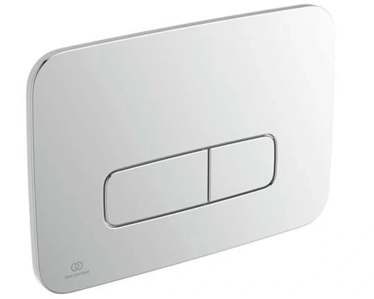 Клавиша смыва Ideal Standard Prosys Oleas матовый хром, слив эконом-стандарт с двумя клавишами - фото 3