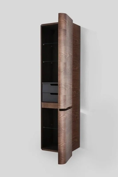 Шкаф-пенал подвесной Am.Pm Sensation 40 см правый орех index_1 - фото 9