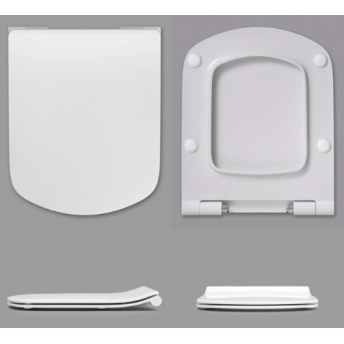 Крышка-сидение с микролифтом Roca Dama Senso петли хром, с микролифтом - фото 2