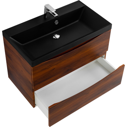 Тумба под раковину подвесная BelBagno Marino 80 см Rovere Cillegio, моноблок - фото 5