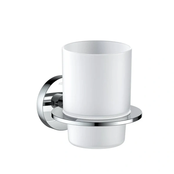 Стакан для ванной Акватек Оберон хром - фото 1