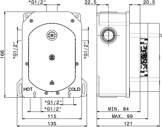 Внутренняя часть смесителя Kerama Marazzi - фото 2