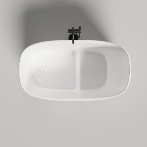 Ванна из искусственного камня Salini Oriente Ofuro 140х80 см белая матовая - фото 4