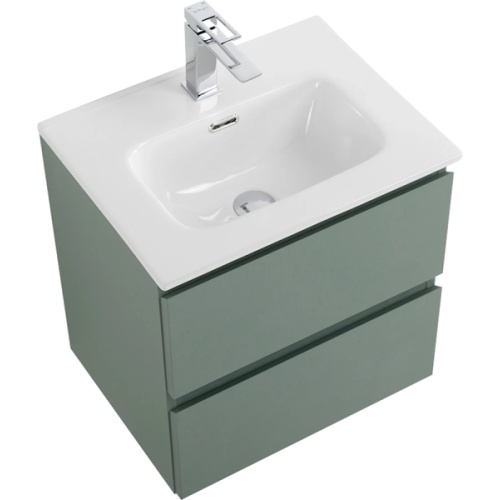 Тумба под раковину подвесная BelBagno Kraft 50 см еловый матовый - фото 4
