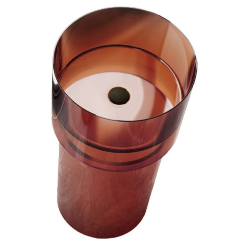 Раковина напольная Abber Kristall 45 см коричневая - фото 6