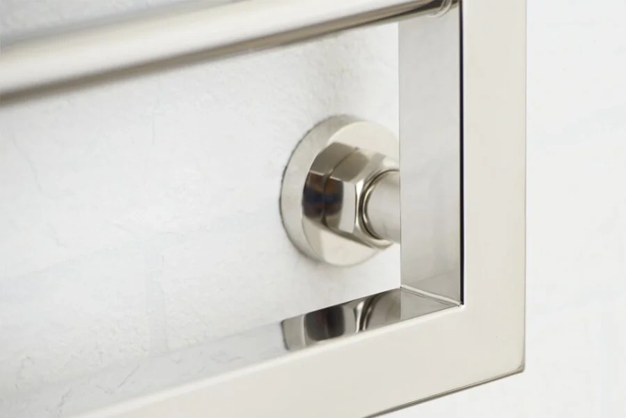 Полотенцесушитель водяной Сунержа Канцлер 50х100 см без покрытия, из нержавеющей стали, без полки, неповоротные - фото 6