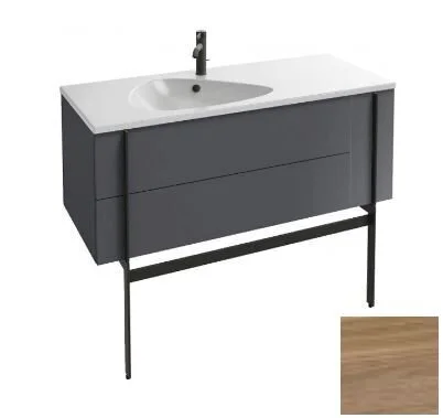 Тумба с раковиной Jacob Delafon Nouvelle Vague EB3036-E 120 см с двумя ящиками