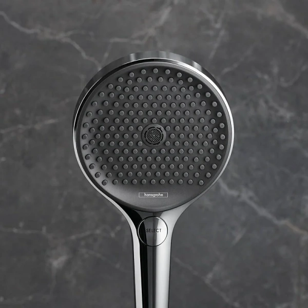 Лейка для душа Hansgrohe Rainfinity черная матовая, черные - фото 3