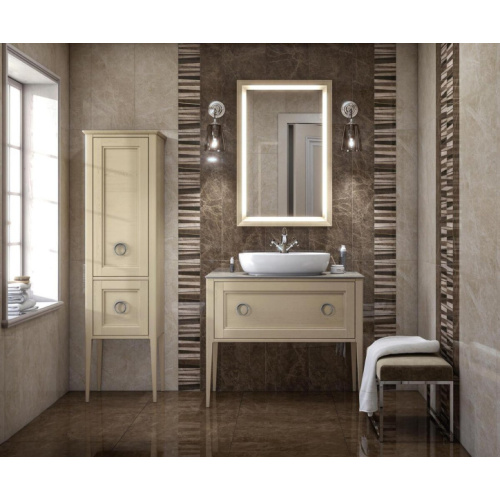 Шкаф-пенал напольный Kerama Marazzi Plaza Classic 50 см капучино матовый - фото 2
