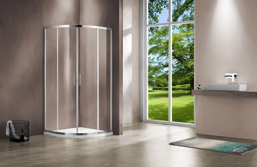 Душевой уголок Vincea Garda VSQ-1G100C 100х100 см профиль хром - фото 1