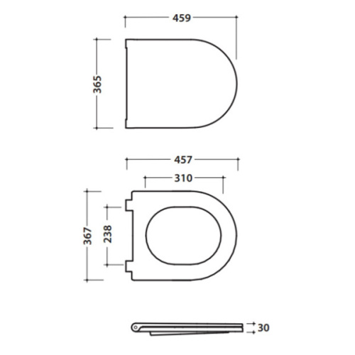 Унитаз-биде напольный Globo Forty3 FOB01 - фото 2
