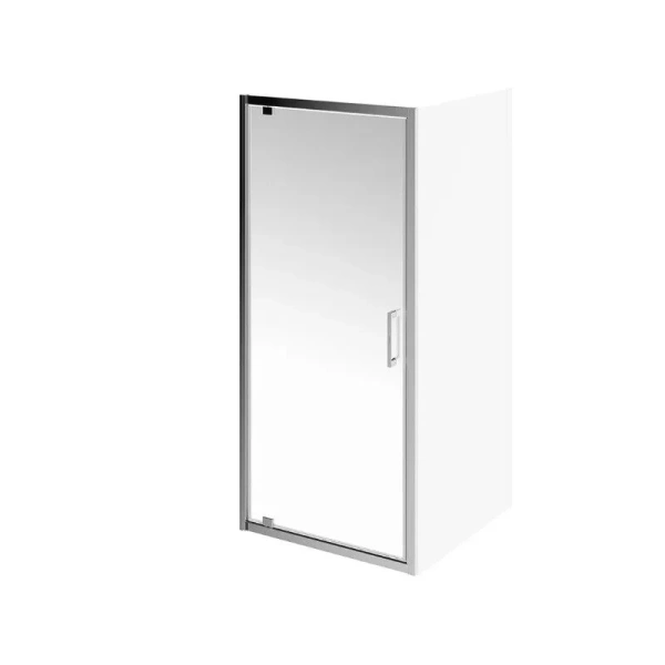 Душевая дверь в нишу Kerama Marazzi Vetro 90 см профиль хром - фото 3