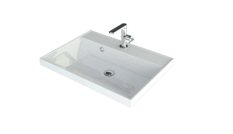 Тумба под раковину напольная Style Line Матис 60 см крем