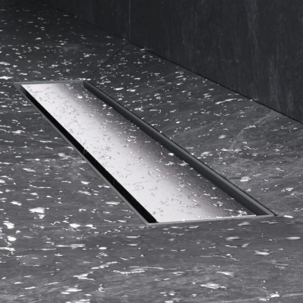 Душевой лоток Am.Pm MasterFlow 50 см хром матовый, с сухим затвором, с мокрым затвором - фото 6