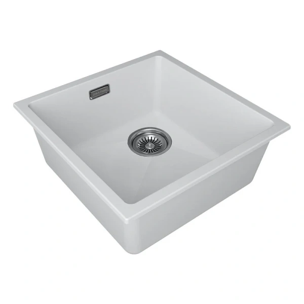 Мойка для кухни Paulmark Lumi 45 см белая - фото 3