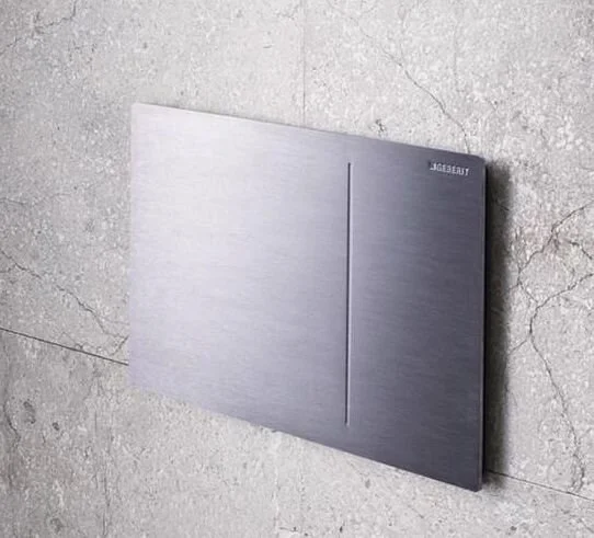 Смывная клавиша для двойного смыва, стекло, белый/алюминий, Geberit Sigma 70, стеклянные index_1 - фото 10