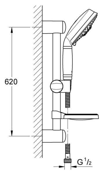 Душевая система Hansgrohe Croma 100 27139000HG - фото 3