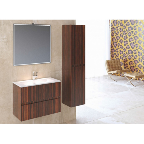 Мебель для ванной La Beaute FINISTERE 75, белая, темно-коричневая, черная - фото 7