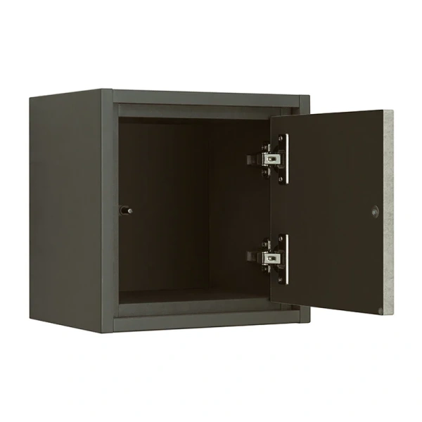 Шкаф подвесной Акватон Уэльс 30 см авеллино грей/антрацит - фото 4