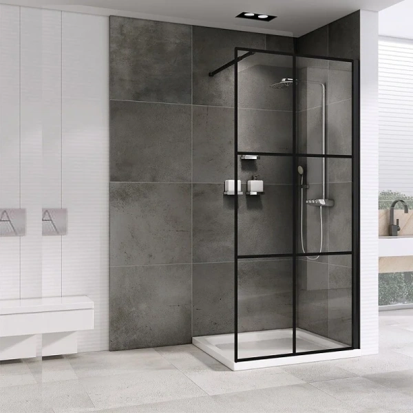 Душевая перегородка Abber Immer Offen 120 см стекло прозрачное - фото 3